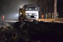 Container LKW umgestuerzt Koeln Brueck Bruecker- Dellbruecker Mauspfad P534